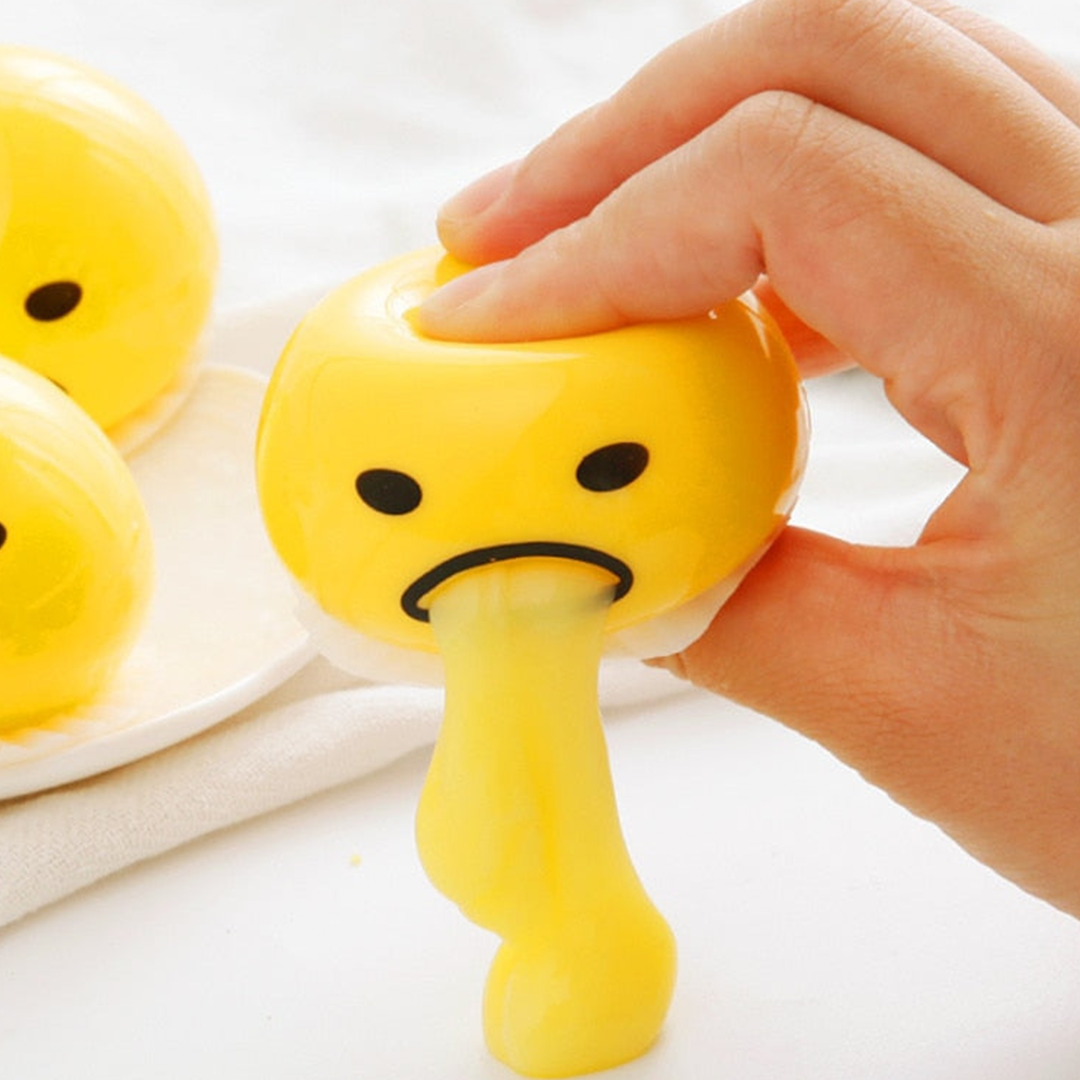 Stressboll för avkoppling med ägguladesign 4