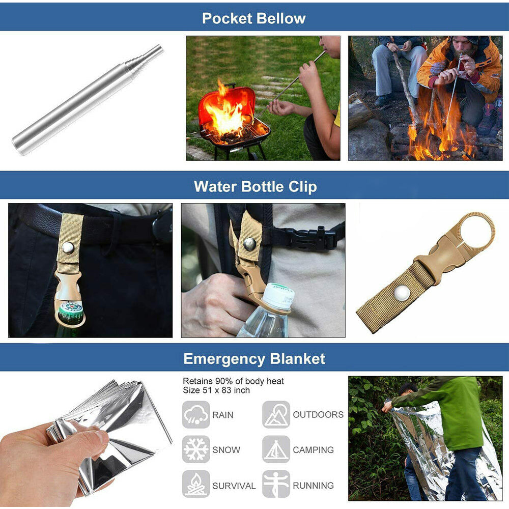 Survival Kit för Utomhusbruk och Nödsituationer 3