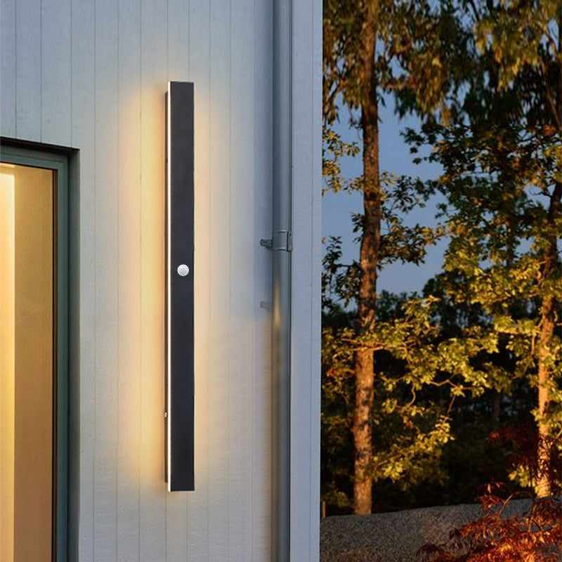 Svart Vägglampa LED Modern Design för Inomhus och Utomhus 11