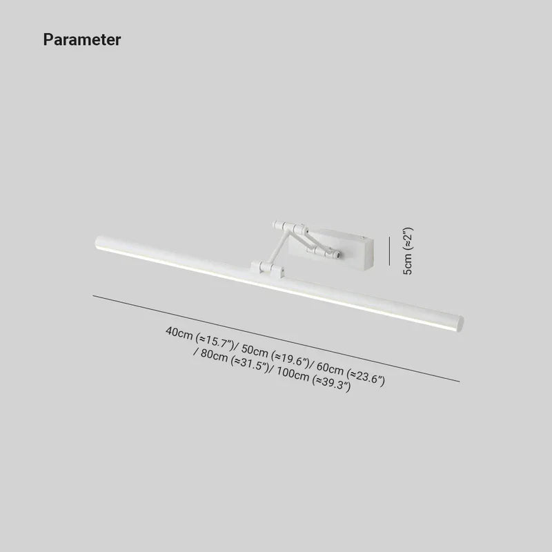 Svart Vägglampa Minimalistisk LED för Badrum och Inomhusbruk 4
