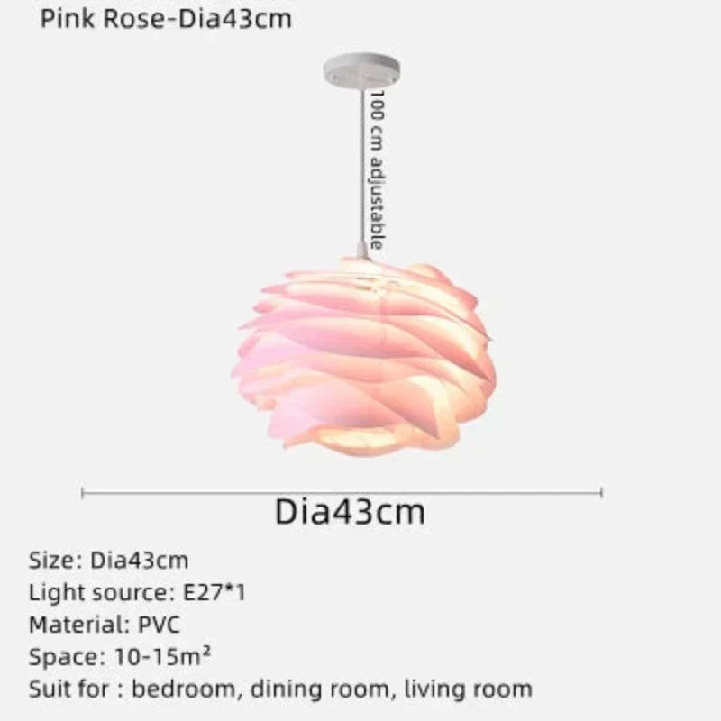 Takbelysning med Rosenkransdesign för Romantiska Miljöer 8