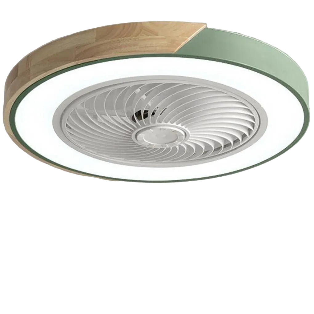 Takfläkt Med Belysning Bladlös Design För Inomhusbruk 5