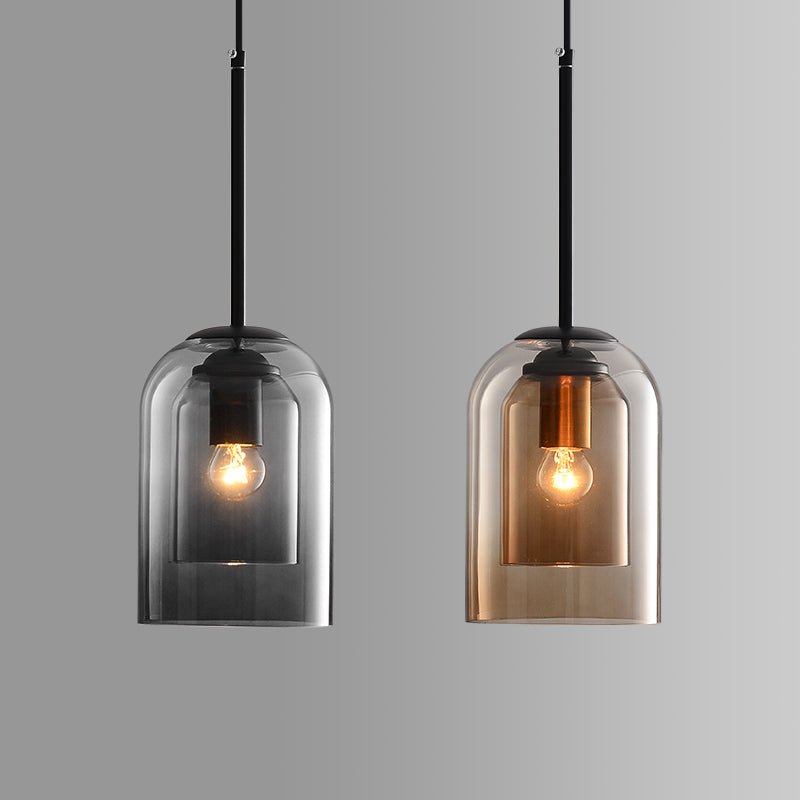 Taklampa Vardagsrum Dubbelglas Modern Design Justerbar Belysning 1