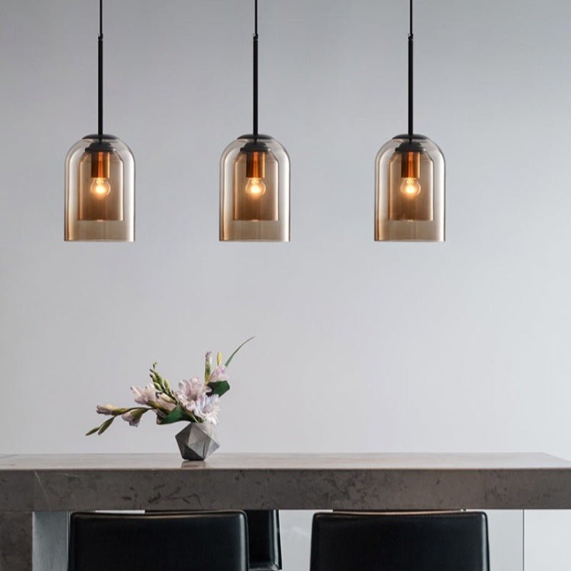 Taklampa Vardagsrum Dubbelglas Modern Design Justerbar Belysning 5