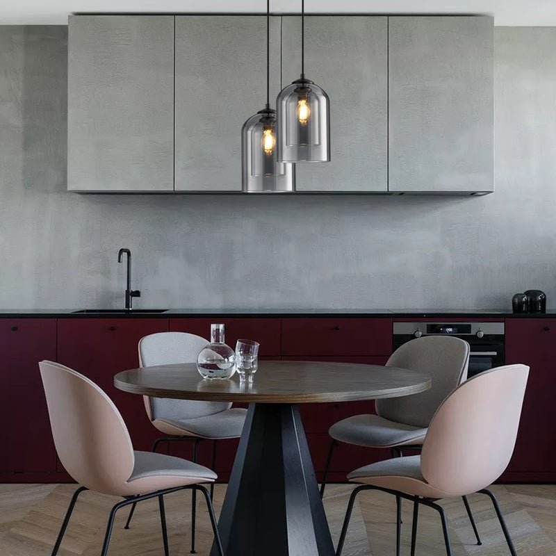 Taklampa Vardagsrum Dubbelglas Modern Design Justerbar Belysning 6