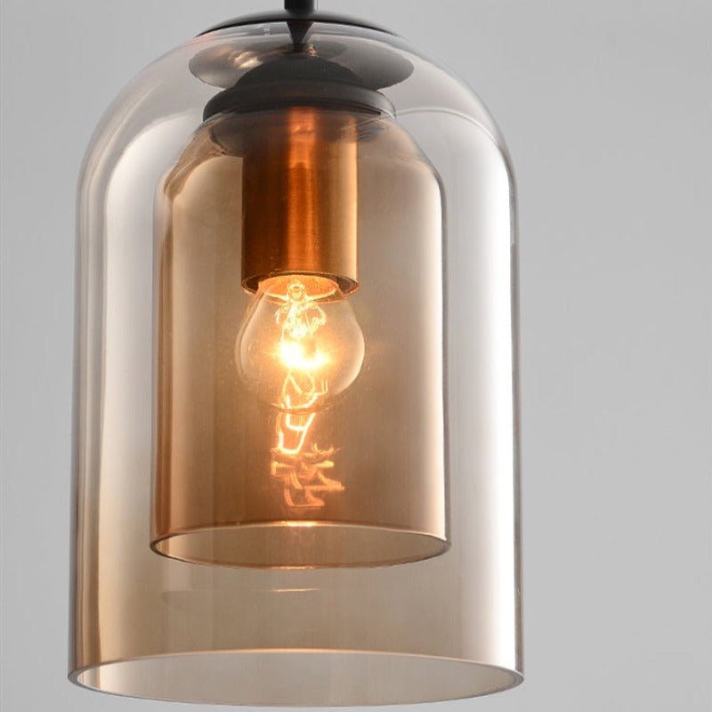 Taklampa Vardagsrum Dubbelglas Modern Design Justerbar Belysning 8