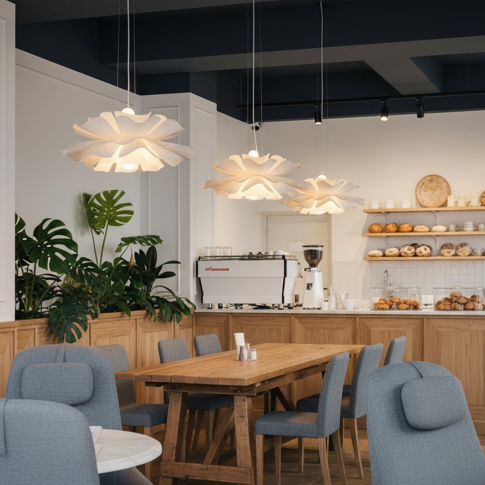 Taklampa för moderna rum med lotusdesign 5