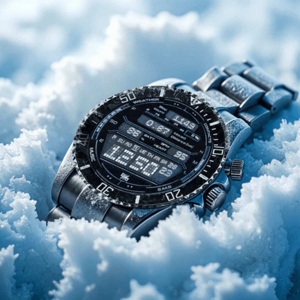 Taktisk Smartklocka med GPS och Hälsoövervakning 7