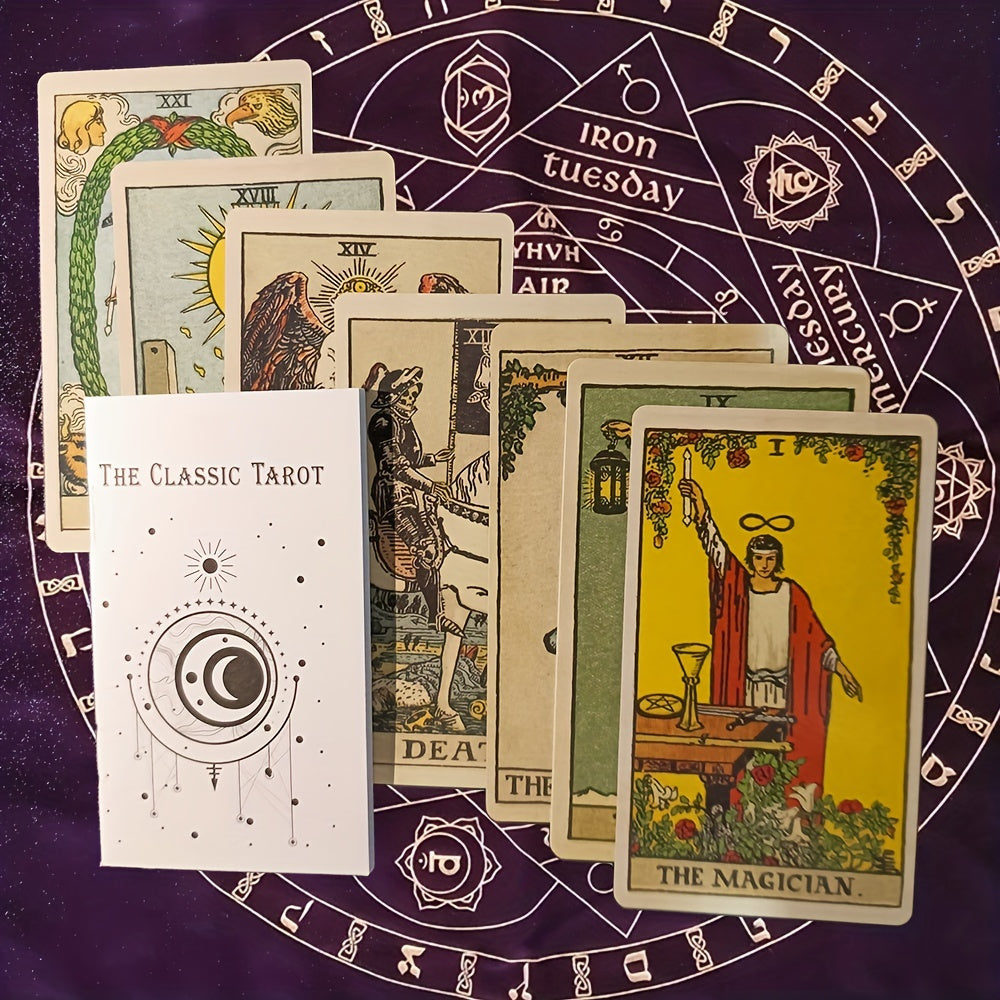 Tarotkortset För Andlig Utforskning Med 78 Unika Illustrationer 4