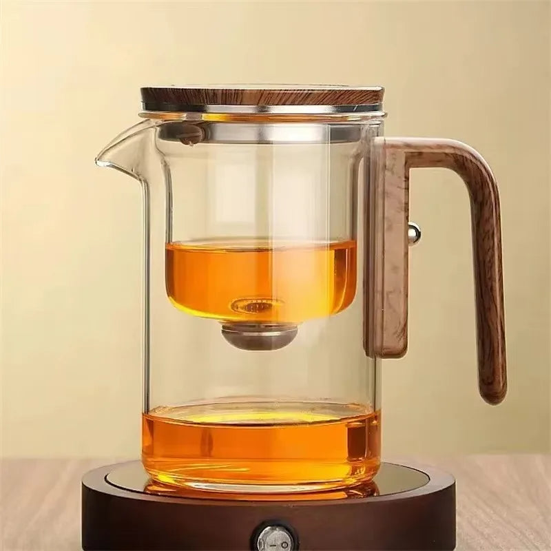 Teeinfuser Med Glaskropp Och Trähandtag 2