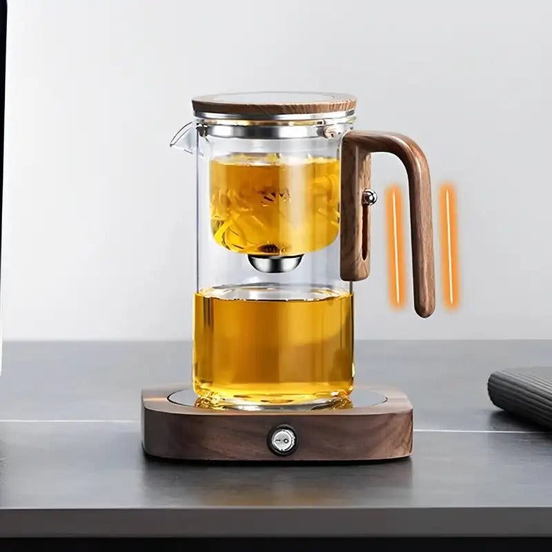 Teeinfuser Med Glaskropp Och Trähandtag 6