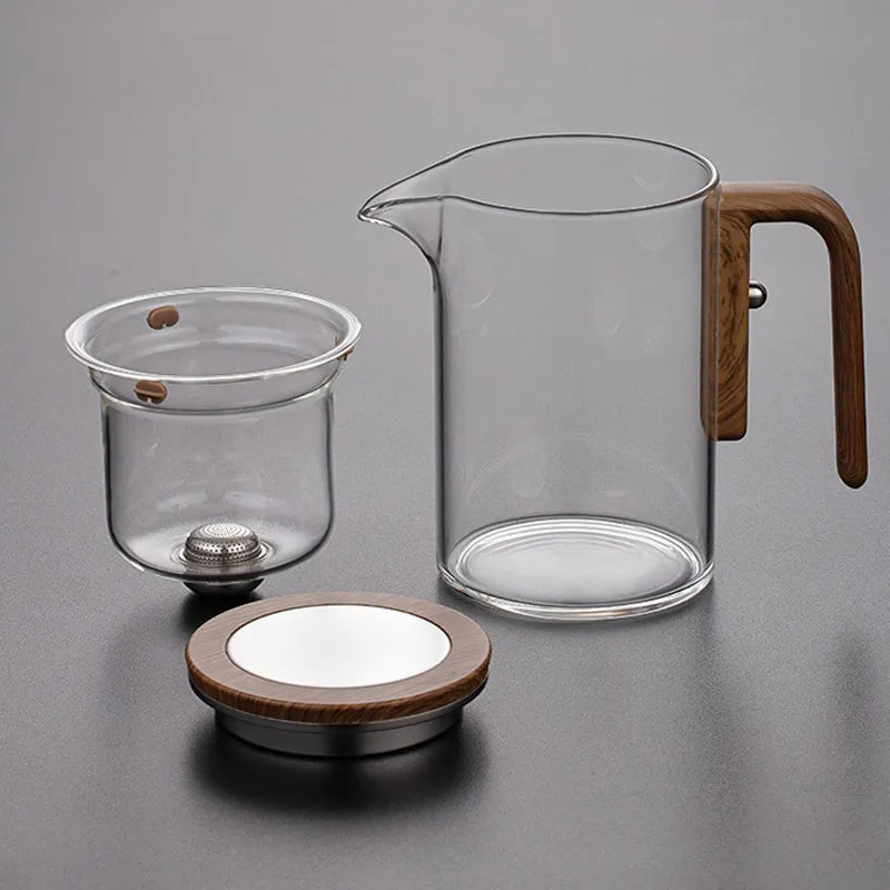 Tekanna Glas med Tryckknapp för Enkel Infusion och Stilren Design 4