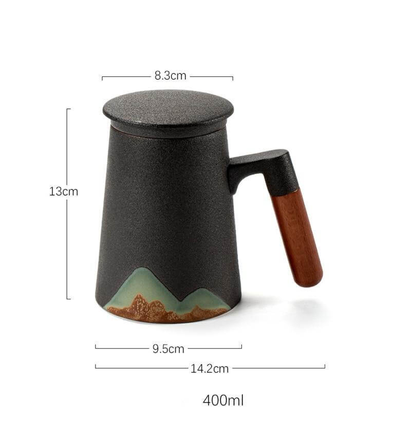 Tekopp med Filter i Japansk Stil 3