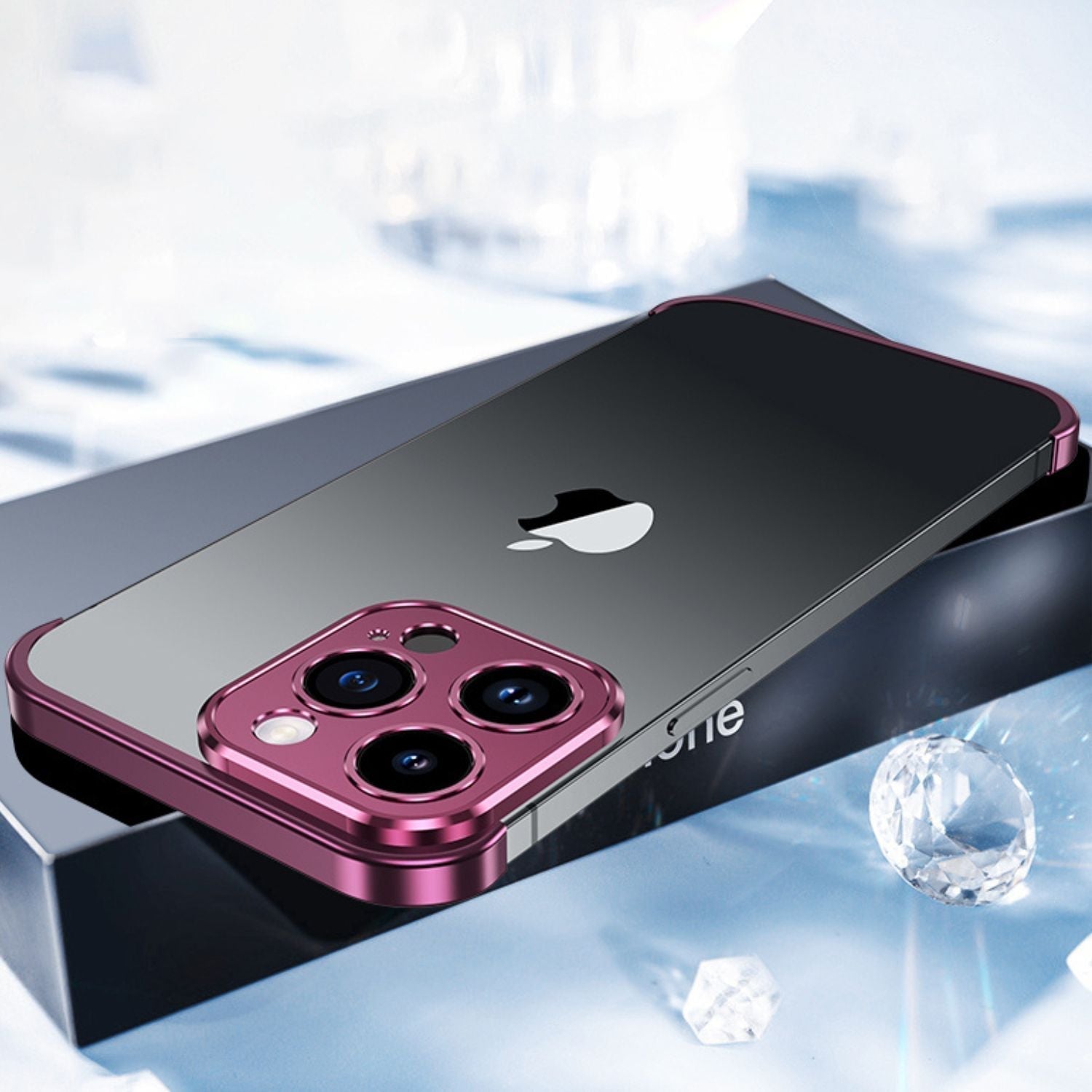 Telefonfodral Ultratunn Metall Skyddande Design 9
