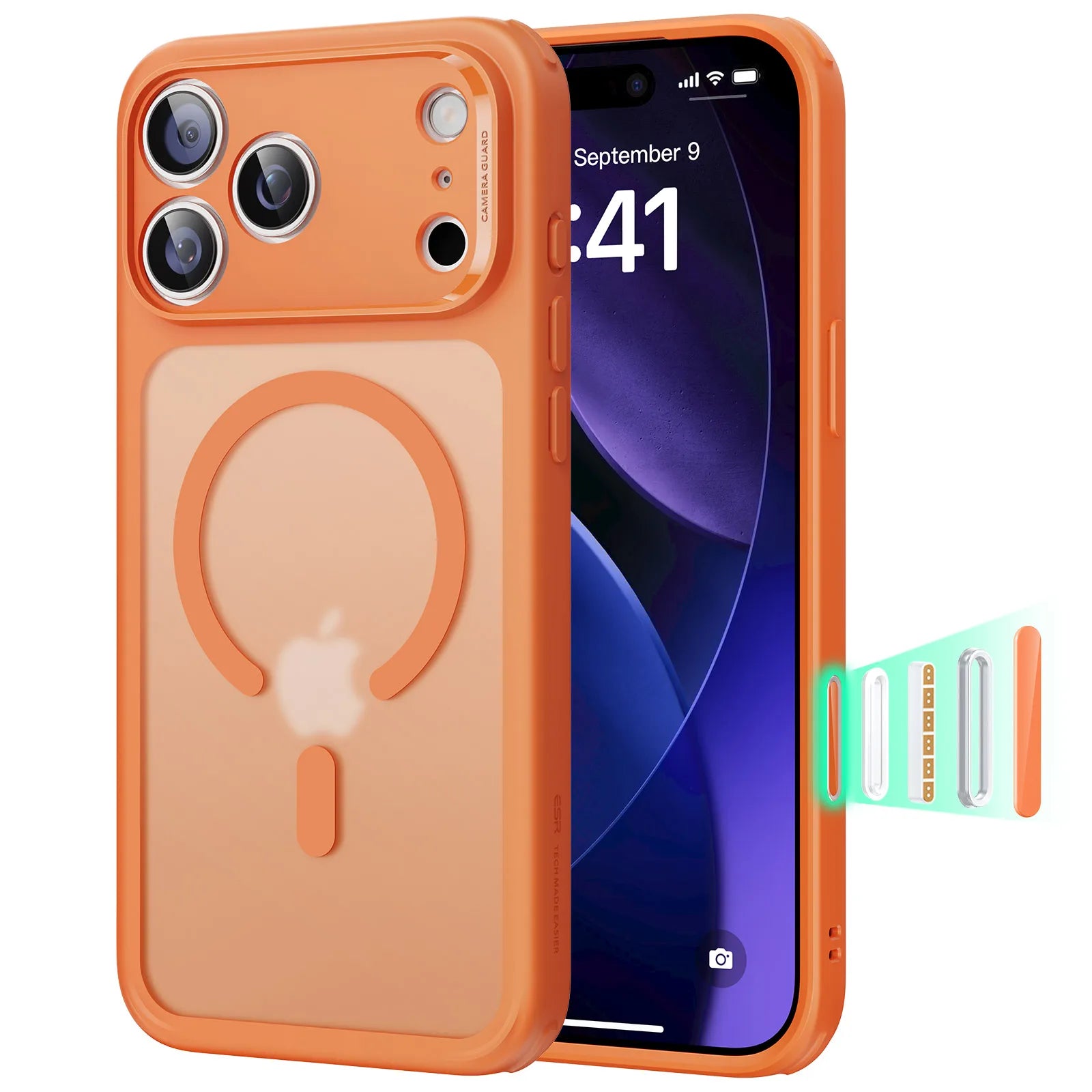 Telefonfodral för iPhone 17 Pro Max med MagSafe och Kamerakontroll 12