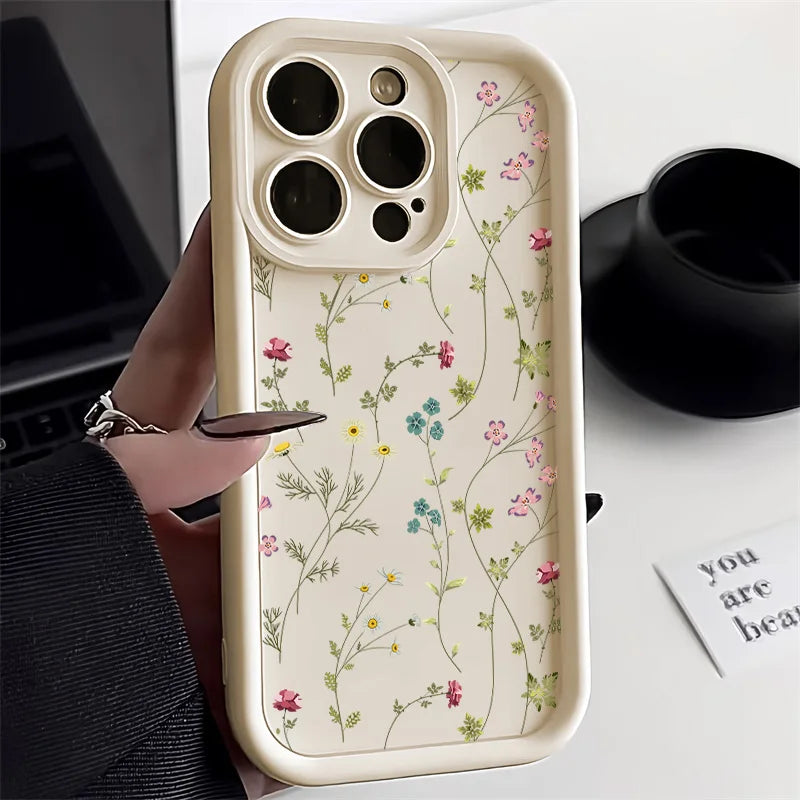 Telefonfodral för iPhone med Blommönster 0