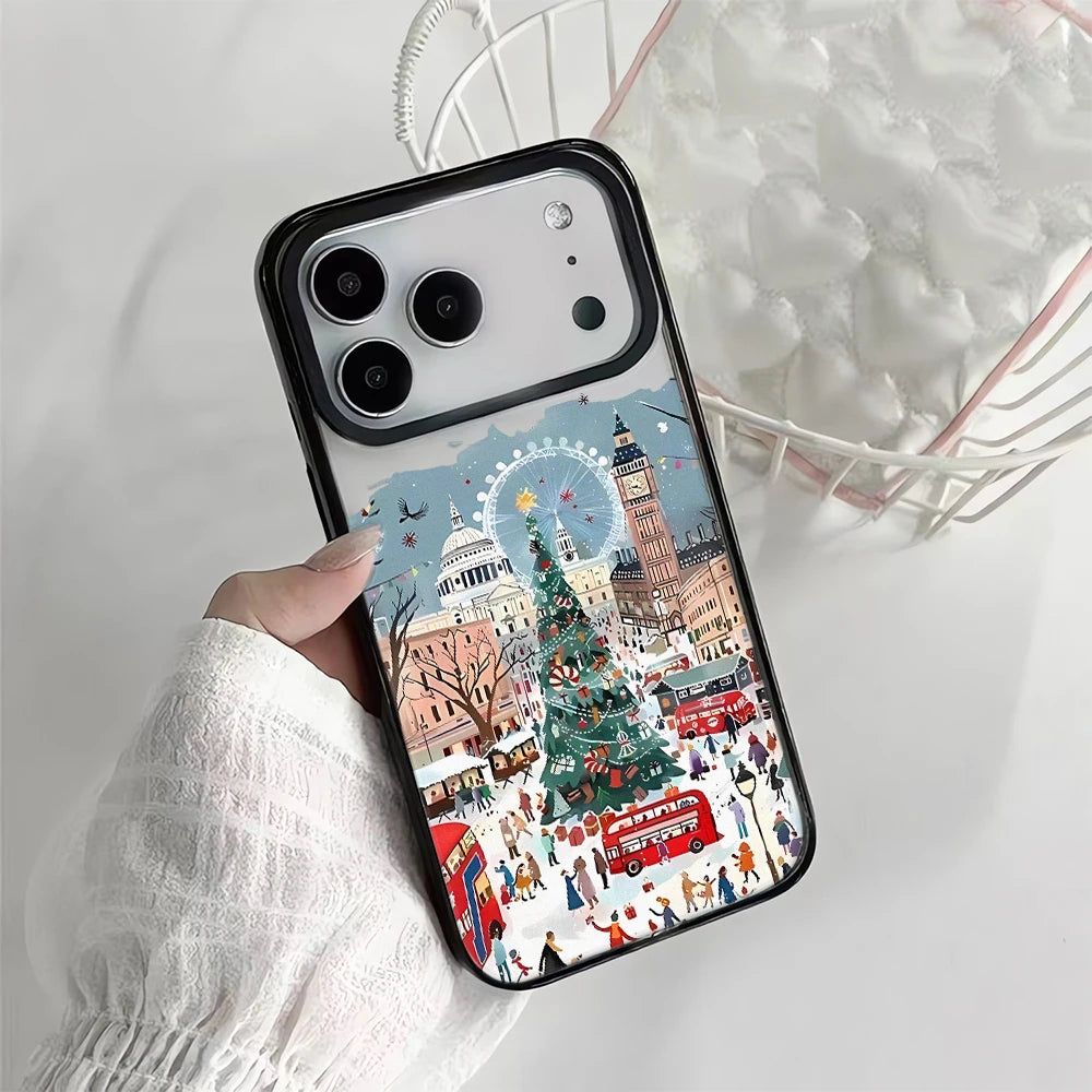 Telefonfodral iPhone Snölandskap Stöttåligt 9