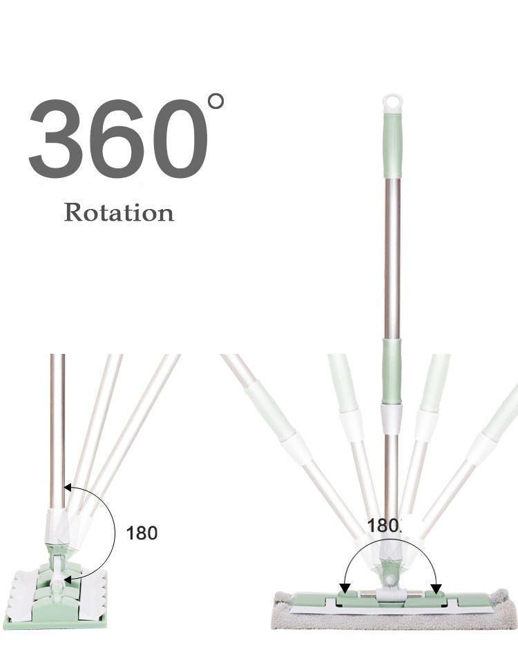 Teleskopisk Platt Mopp med 360 Graders Rotation 6