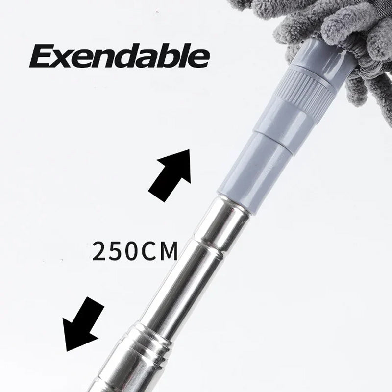 Teleskopisk Rengöringsduk för Tak och Väggar Med Flexibelt Huvud 7