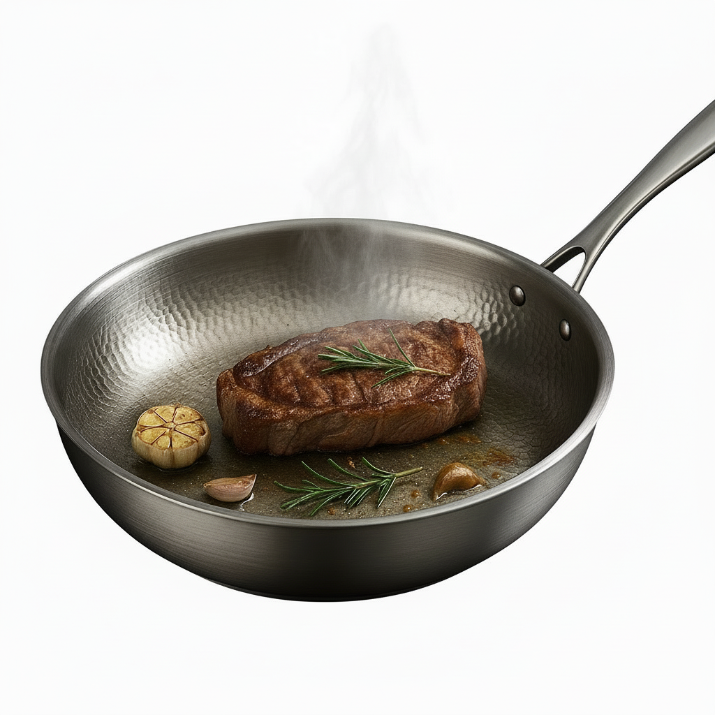 Titanpanna för Alla Spisar Jämn Värmefördelning Reptålig 4