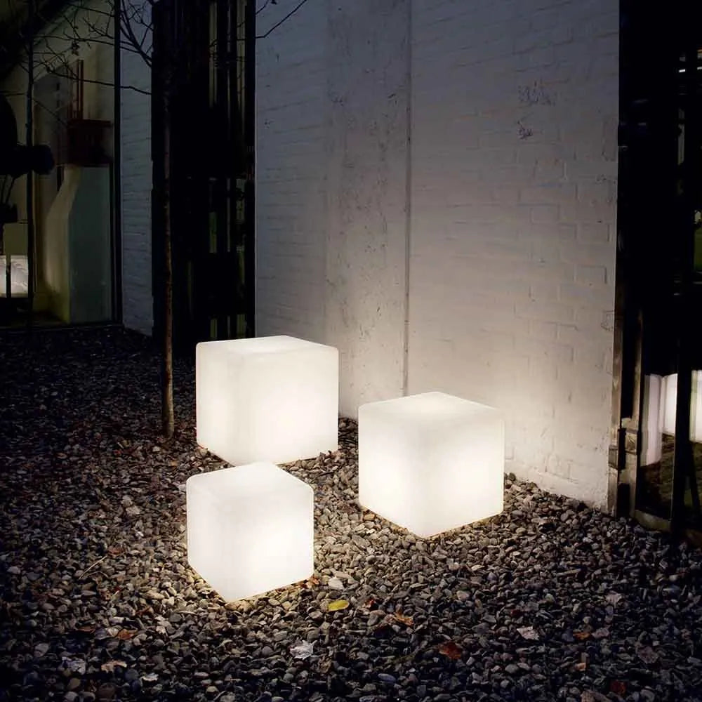Trädgårdslampa Kubformad Modern För Inomhus Och Utomhus 0