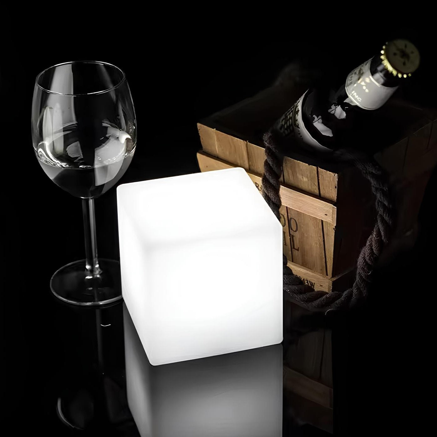 Trädgårdslampa Kubformad Modern För Inomhus Och Utomhus 2