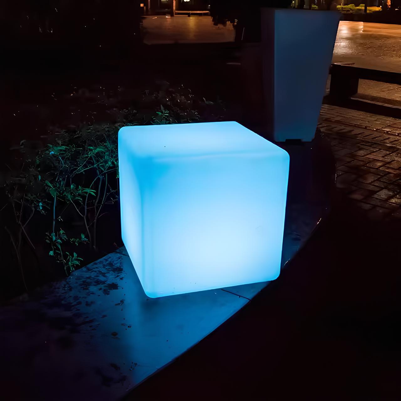 Trädgårdslampa Kubformad Modern För Inomhus Och Utomhus 6