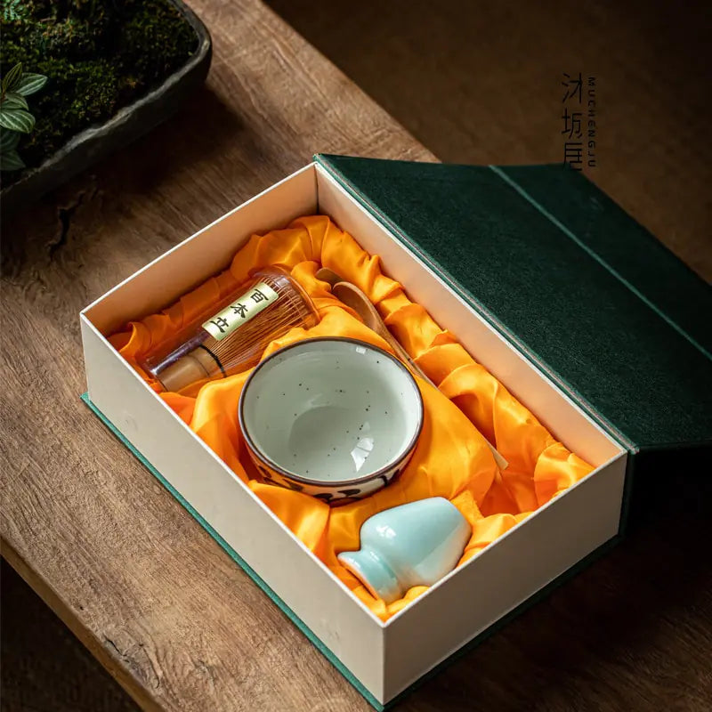 Traditionellt Matcha Presentset för Teälskare 2