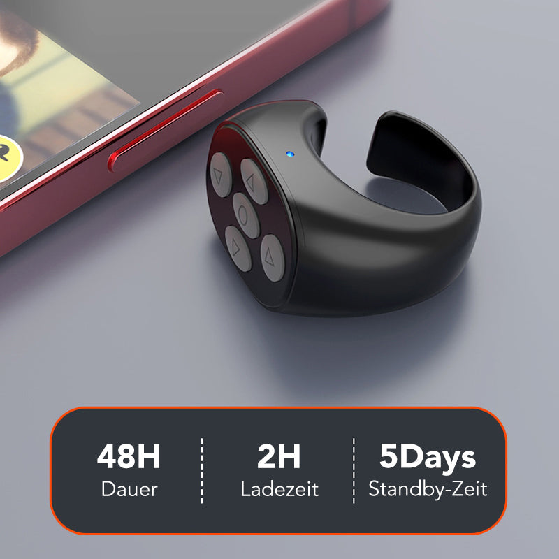 Trådlös Bluetooth-fjärrkontrollring för Enheter 6