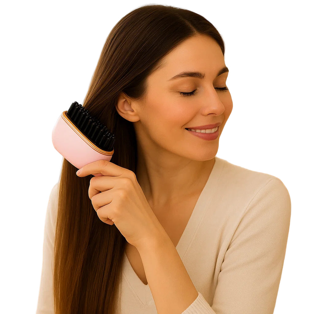 Trådlös Hårplattång Kompakt Design för Släta och Vågor 0