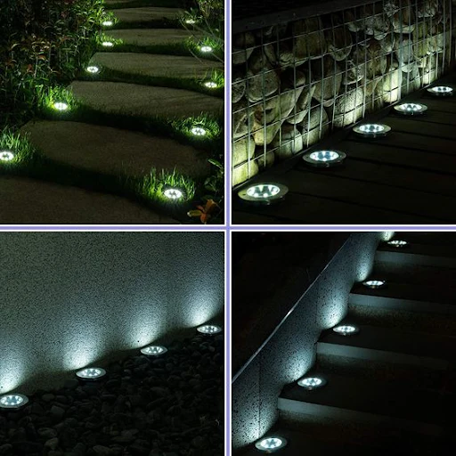 Trådlös LED Trädgårdslampa Solar Glow 4
