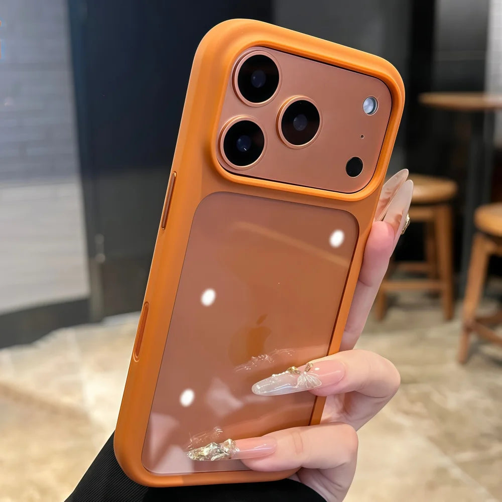 Transparent Telefonfodral För iPhone 17 Pro Max Stötsäkert Design 1