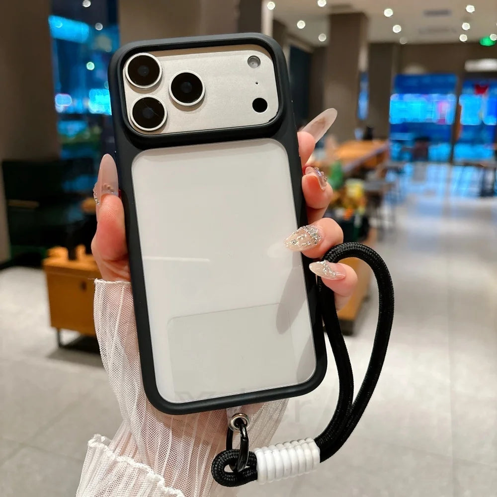 Transparent Telefonfodral För iPhone 17 Pro Max Stötsäkert Design 10