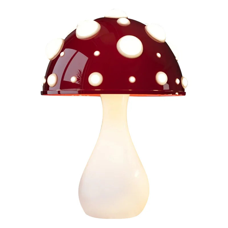 Trefärgad Atmosfärslampa med Svampdesign 3