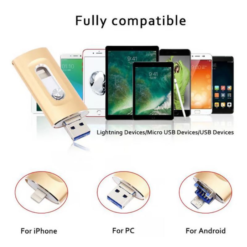 USB-minne 3 i 1 för Mobil och Dator 3