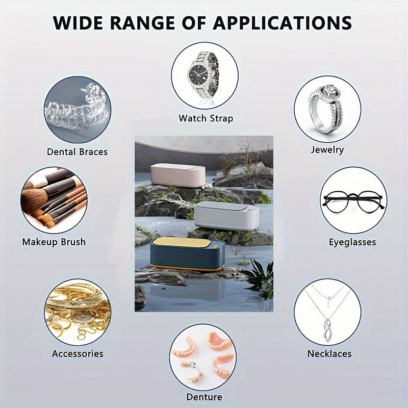 Ultraljudsrengörare för Smycken och Glasögon 5