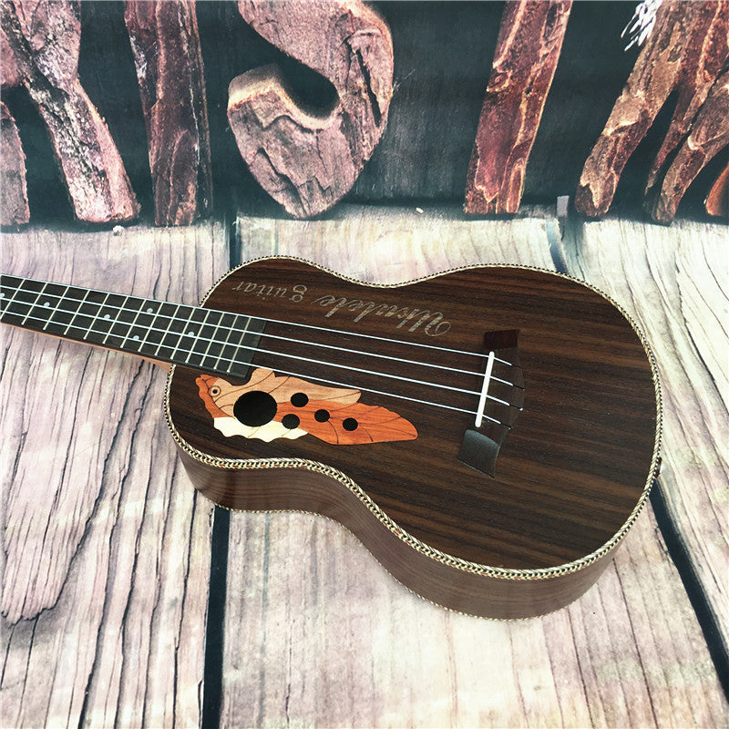 Unisex 23-tums Ukulele Med Regnbågskropp 2