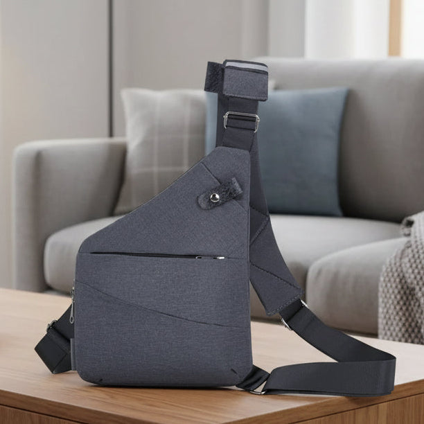 Unisex Axelväska Med Stöldskyddad Modern Design 0