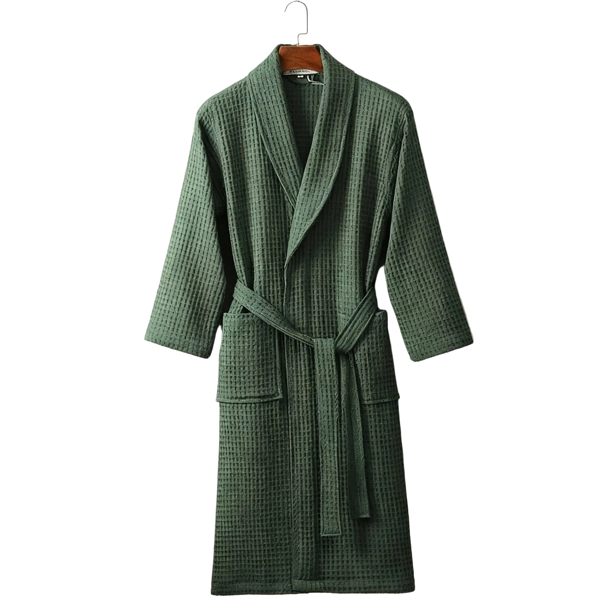 Unisex Badrock med Knytskärp och Fickor för Avkoppling 0