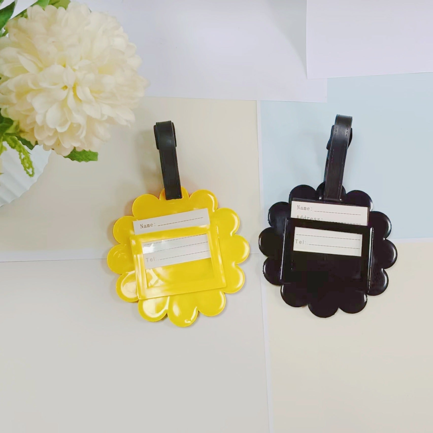 Unisex Bagagelapp med Flamingo Design 3