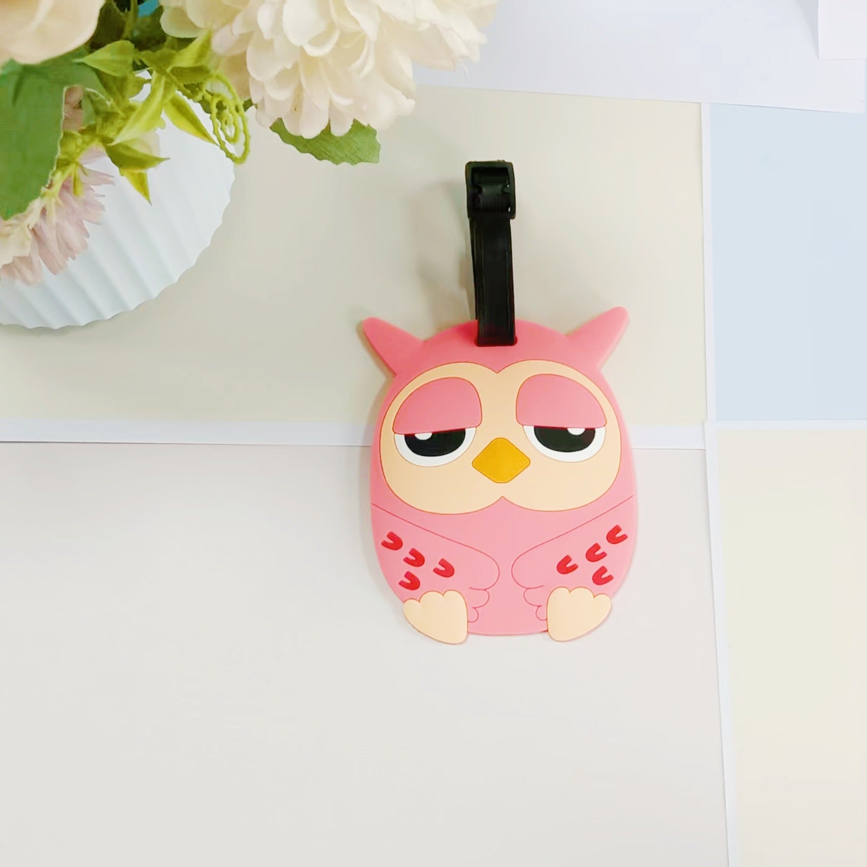 Unisex Bagagelapp med Flamingo Design 6