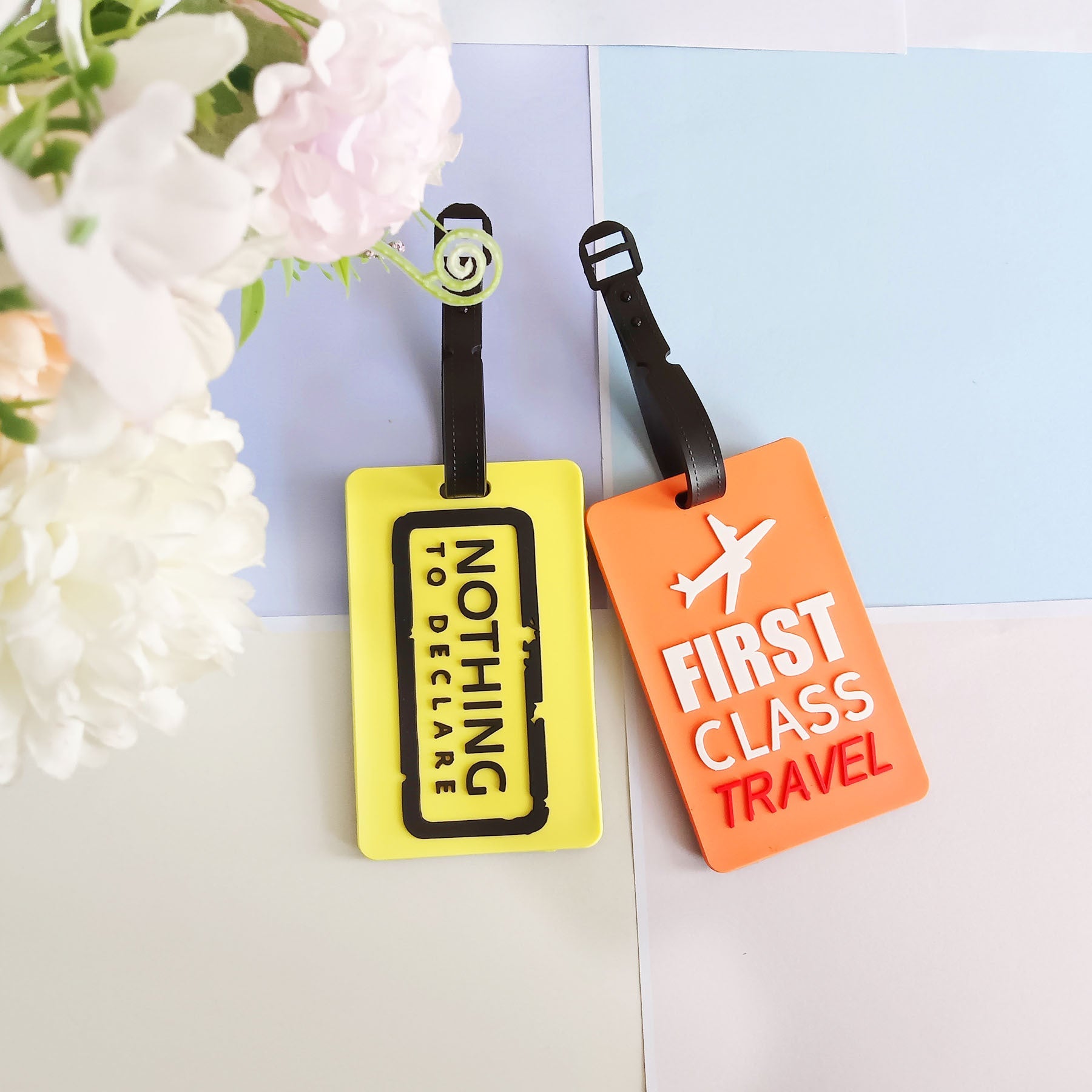 Unisex Bagagelapp med Flygplansmotiv Praktisk Resedesign 4