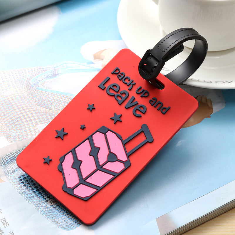 Unisex Bagagelapp med Kreativ Resedesign 0