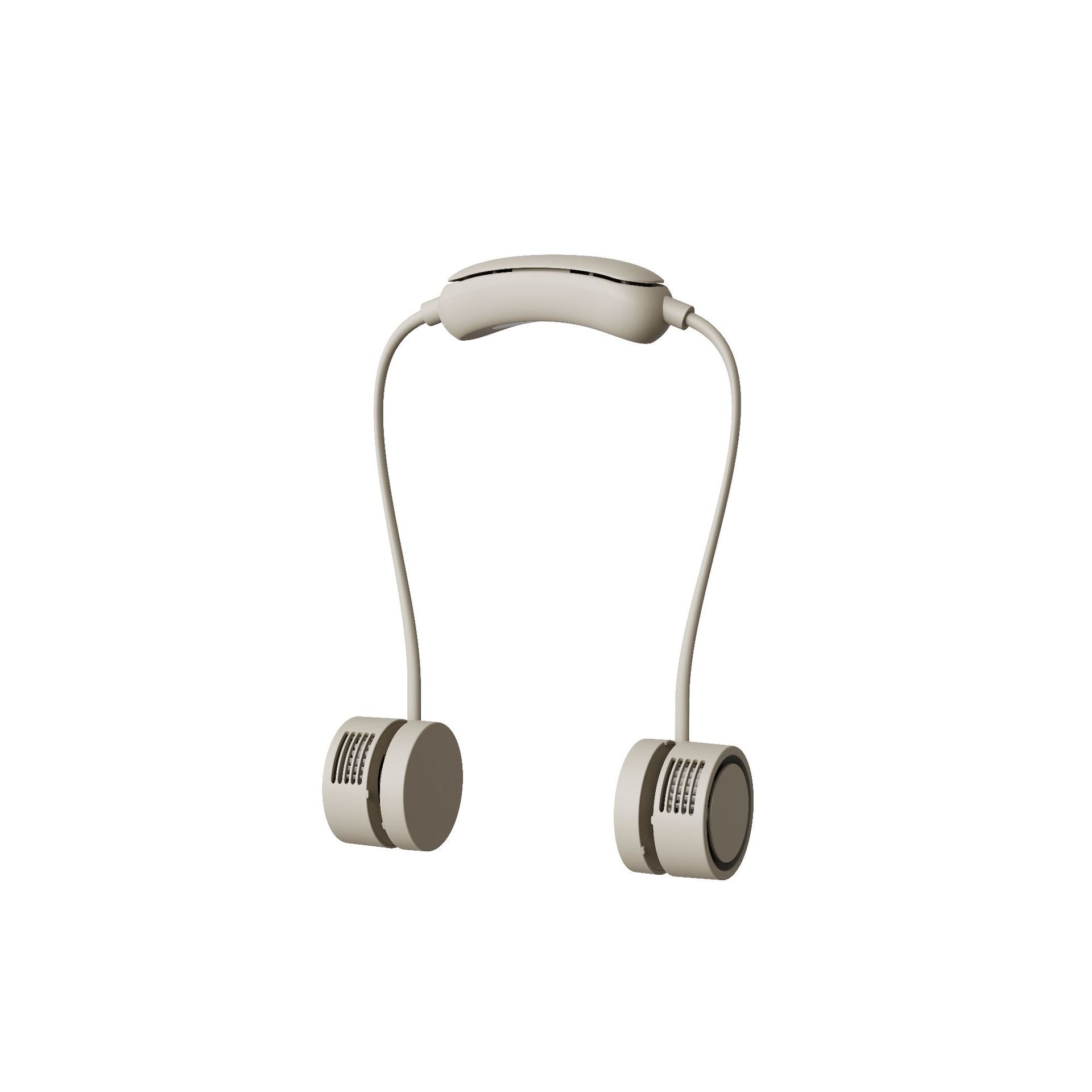 Unisex Bärbar Halsfläkt med Dubbla Minifläktar och USB-laddning 4