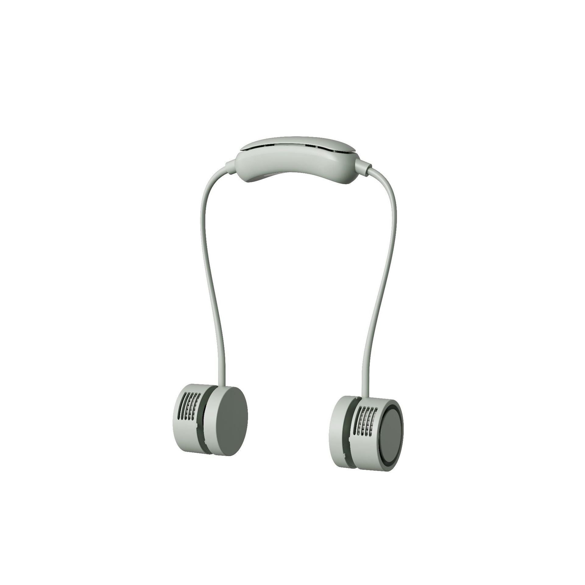 Unisex Bärbar Halsfläkt med Dubbla Minifläktar och USB-laddning 6