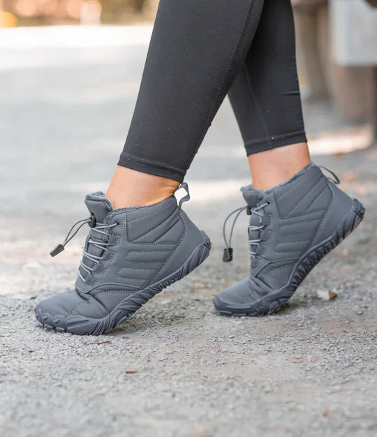 Unisex Barfotaskor Vinter med Termisk Fodring och Antislip-Sula 10