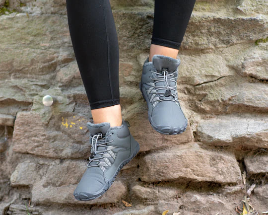 Unisex Barfotaskor Vinter med Termisk Fodring och Antislip-Sula 6