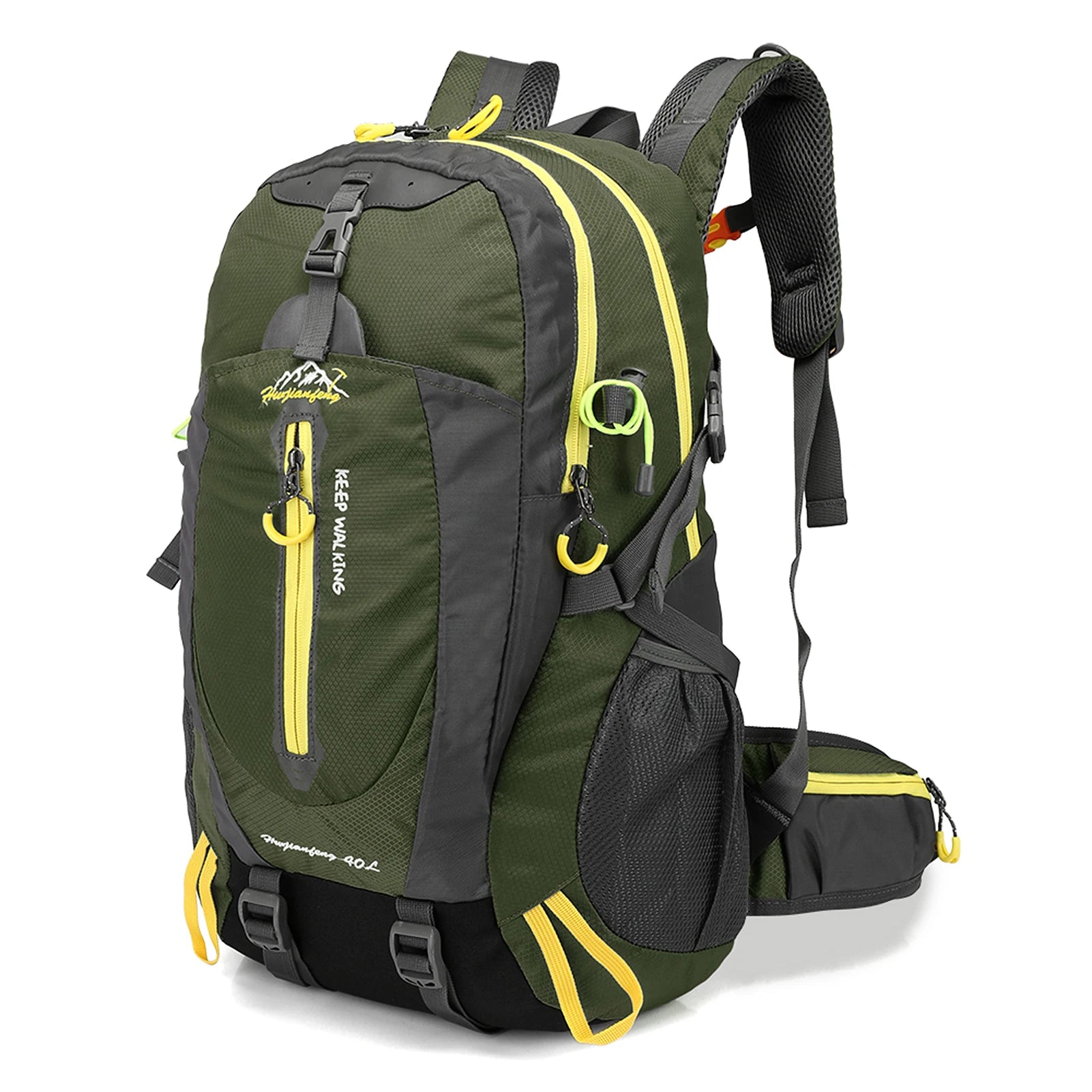 Unisex Campingryggsäck 40L Vattentät och Kompakt 14
