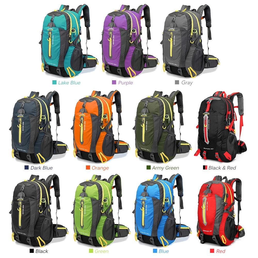 Unisex Campingryggsäck 40L Vattentät och Kompakt 5