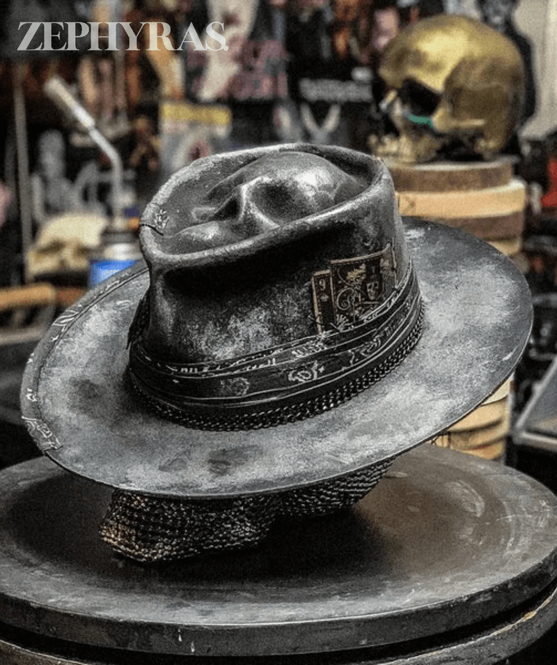 Unisex Dödskallehatt Trendig Accessoar 3